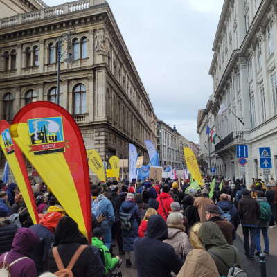 Együtt tüntettünk a pedagógusokkal